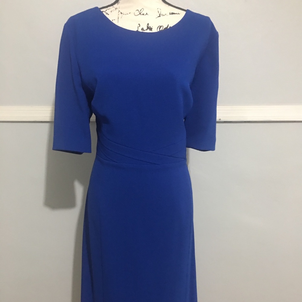 Royal Blue Straight Dress